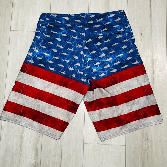 Pelagic America USA Sharkskin Boardshorts 🇺🇸 - Picture 4 of 4